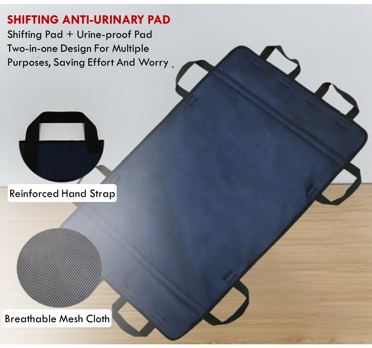Transfer Pad with Handles for Elderly Patients