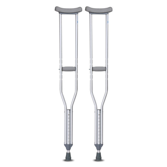 Non Foldable Underarm Crutches With Height Adjustment